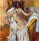 Edgar Degas Woman Drying Herself I painting